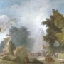 Jean-Honoré Fragonard (1732-1806) La Fête à Saint-Cloud