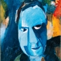 Hans Richter, Blauer Mann [Homme bleu], 1917