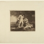 Francisco de GOYA, Les Desastres de la guerra,   Y no hai remedio, eau-forte, 1810-1862, Paris, BnF © BnF