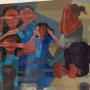 Détail de la peinture Guerre