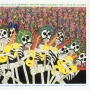 Thomas Silliman, affiche de l’exposition The Artists of Self Help Graphics, 1993. Collection du Vincent Price Art Museum