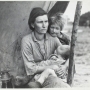 Dorothea Lange, Destitute Peapicker - Mother Of Seven Children (Migrant Mother - Variant) (1936) ￼￼￼￼Collection du LACMA © Dorothea Lange
