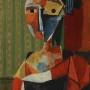 Figure, 1936 Huile sur papier toilé, 62,5 x 44,5 cm Collection particulière ©ADAGP, Paris 2014 