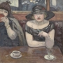 Albert André, Les dames du café Wepler, 1926, huile sur toile, 63 x 60 cm. Musée d'Orsay / En dépôt au Musée d'art et d'histoire de St-Denis  © RMN-Grand Palais (musée d'Orsay) / Hervé Lewandowski  © ADAGP, Paris, 2016