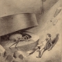 Henrique Alvim-Corrêa, illustrations réalisées pour la traduction française du roman d’H.G. Wells, La Guerre des Mondes (1906)