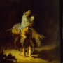 Rembrandt (1606-1669) La Fuite en Égypte - Vers 1627