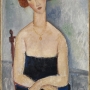 Amedeo Modigliani (1884-1920) - La Rousse au Pendentif - 1918