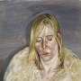 Lucian Freud (1922 - 2011) - Fille au manteau de fourrure - 1967