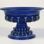 Coupe à pied Venise, vers 1500-1550, verre azur translucide. Fondazione Musei Civici di Venezia, Museo Vetrario di Murano, Venise, Italie  © Photo Archive - Fondazione Musei Civici di Venezia