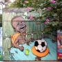 19 - Paulo Ito, Graffiti Mondial Rio - Starving boy with football,  Sao Paulo, Brésil, 2014 © Paulo ito