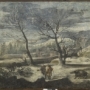 Gaspard Dughet, Hiver ou Vieillard dans un char tiré par deux sangliers, vers 1654 ou 1655