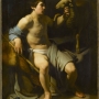 Bartolomeo Manfredi, Saint Jean-Bap ste tenant un mouton, 1613-1615