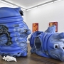 Vue de l'exposition « La Grosse Bleue », Anita Molinero   