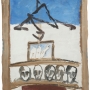 13. Sans titre, non daté. Acrylique sur papier. Mention : « St Louis Sénégal ». 88 x 58 cm. Collection privée, Casablanca © Collection privée, Casablanca