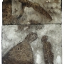 9. Sans titre. Peinture sur plaque bitumée. 41,5 x 29,5 cm. Non signé et non daté. Collection privée, Bordeaux © Jean Grelet - Le Labo Photo Bordeaux