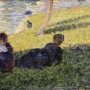 Georges Seurat, Étude pour Un dimanche après-midi à l’île de la Grande Jatte , 1884 Huile sur bois, 15,5 × 25 cm Musée d’Orsay, Paris, don de Georges Henri et de Thérèse Rivière en 1948 © RMN-Grand Palais (musée d’Orsay) / Hervé Lewandowski