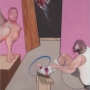 Bacon Francis, Œdipus and the Sphinx after Ingres, 1983, Huile sur toile, IUD 102-032, 198 x 147,5 cm.
