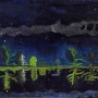 Peter Doig, Milky Way, 1989-90, Huile sur toile, 152x204 cm, Collection de l'artiste