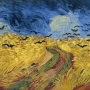 Vincent Van Gogh, Champ de blés aux corbeaux, 1890, huile sur toile, 50,5 x 103 cm Musée Van Gogh, Amsterdam © Bridgeman Images
