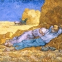 Vincent Van Gogh, d’après Millet, La Méridienne dit aussi La Sieste, d’après Millet, 1890, huile sur toile, 73 x 91 cm Musée d’Orsay, Paris © Bridgeman Images
