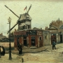 Vincent Van Gogh, Le Moulin de la Galette, automne 1886, huile sur toile, 38 x 46,5 cm Berlin, SMB, Nationalgalerie © Sakg-images