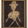 Jean Dubuffet, Henri Michaux acteur japonais, décembre 1946, huile sur toile, 130 x 97 cm. Financière Saint- James ; Courtoisie Applicat-Prazan, Paris © Financière Saint- James / Courtesy Applicat-Prazan, Paris © Adagp, Paris 2019