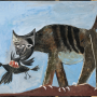 Picasso, Chat saisissant un oiseau, 22 avril 1939