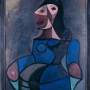 Picasso, Femme en bleu, 25 avril 1944