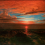 Francis Danby (1793 - 1861), Coucher de soleil sur la mer après une tempête (Sunset at Sea after a Storm), 1824. Huile sur toile, 89 x 143 cm, K5008 © Bristol, Bristol Museum & Art Gallery