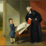 Johan Zoffany (1733-1810), Le révérend Randall Burroughes et son fils Ellis, 1769, Paris, musée du Louvre © Photo RMN-Grand Palais (musée du Louvre), Gérard Blot