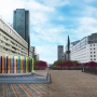 Carlos Cruz Diez, Les Extatiques 2020, Simulation Paris La Défense. 