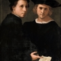 Jacopo Carucci, dit Pontormo, (Pontormo (Empoli), 1494 - Florence, 1555), Double portrait de deux amis, 1523- 1524, huile sur panneau, 88 × 67,5 cm, Fondation Giorgio Cini, Galerie du palais Cini, Inv. 40025, photo : Venezia, © Fondazione Giorgio Cini