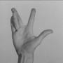 Yvonne Rainer Hand Movie, 1966  8mm black and white film transferred to video Duration : 5’ Capc Collection Musée d’art contemporain de Bordeaux