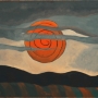 Arthur G. Dove, Soleil rouge, 1935 - 