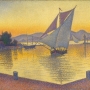 Paul Signac, Le Port au soleil couchant, Opus 236 (Saint-Tropez), 1892 - 