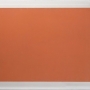 Yves Klein, Expression de l’univers de la couleur mine orange, (M 60),  1955 Pigment pur et résine synthétique sur carton monté sur panneau 95 x 226 cm Collection particulière © Succession Yves Klein c/o ADAGP, Paris, 2022