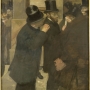Portrait à la Bourse, Edgar Degas Entre 1878 et 1879