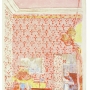 Édouard VUILLARD Intérieur aux tentures roses I [1899] planche de « Paysages et intérieurs » lithographie sur papier de Chine volant  350 x 272 mm