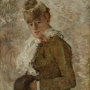 Berthe MORISOT Dame au manchon ou Hiver 1880 Huile sur toile, 74,9 x 61,6 cm