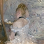 Berthe MORISOT Femme à sa toilette vers 1875-1880 Huile sur toile, 60,3 x 80,4 cm