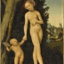 Lucas Cranach L’Ancien. Vénus et Cupidon volant du miel 1531