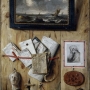 Jean-François de Le Motte Trompe-l’œil 2° moitié du XVIIe siècle Huile sur toile 78,1 x 53,2 cm Dijon, musée des Beaux-Arts, legs Chenagon-Gautrelet, 1957 © Musée des Beaux-Arts / photo François Jay