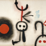 Joan Miró, Personnages devant le soleil, 1963 
