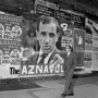 Charles Aznavour à New York, mars 1963  © Claude Poirier / Roger-Viollet