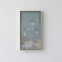 Grichka Commaret, Vert le parc, acrylique sur toile, 17 × 32 cm, 2024