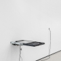 Alexandre Khondji, Triple Insert, 2025. Caméras endoscopiques, consoles KVM, dimensions variables. Courtesy de l’artiste. Vue de l’exposition « Sorry Sun » à la Fondation Pernod Ricard, Paris, 2025. Photo Nicolas Brasseur.Vue de l’exposition « Sorry Sun »