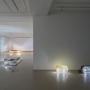 Hélène Yamba-Guimbi, Hotspot (void version), 2025 ; Cecil Hotel (consumo) ; Foreign, 2025. Vue de l’exposition « Sorry Sun » à la Fondation Pernod Ricard, Paris, 2025.