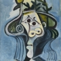 Pablo Picasso, Tête de femme au chapeau (Head of a Woman with a Hat), Mougins, 7 July 1971.