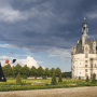 Simulation d’Horizontal au Château de Chambord Photomontage - Esquisse scénographique
