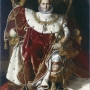 Napoléon Ier sur le trône impérial ou sa majesté l'empereur des Français sur son trône. Jean-Auguste Dominique Ingres (1780-1867). ©Musée de l'Armée, Dist.RMN / Pascal Segrette